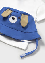 Load image into Gallery viewer, Baby 3 Piece Printed Romper Outfit with Hat, Mayoral 1624