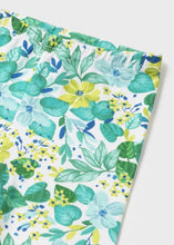 Load image into Gallery viewer, Baby Girl's Aqua top and print leggings. Mayoral 1734 in agate available to buy on kidstuff.ie leggings detail