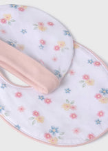 Load image into Gallery viewer, baby gro bib and hat set with ballerina rabbit print. Mayoral onesie set 9448 in pink available on kidstuff.ie Hat & Bib