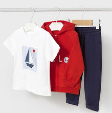 Load image into Gallery viewer, 3 Piece Tracksuit Set. Mayoral 1842 in Red