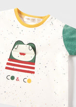 Load image into Gallery viewer, Baby boys top and shorts with green crocodile motif. Mayoral 1217 baby boy outfit