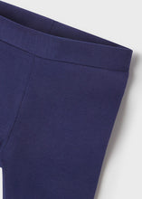 Load image into Gallery viewer, Two baby girls leggings and top outfits in pink and dark blue. Mayoral 1716 girl's 4 piece leggings outfits for a baby girl. The dark blue leggings.