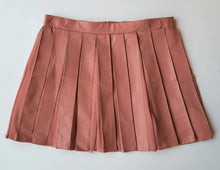 Load image into Gallery viewer, Girl's Pleated Chiffon and Faux Leather Skirt by Mayoral