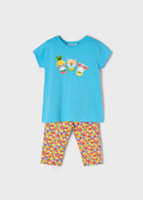 Load image into Gallery viewer, Girl's Legging Set in Turquoise, Mayoral 3756