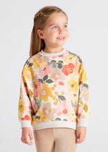 Load image into Gallery viewer, Girl's Print Sweatshirt and Velvet Leggings Set, Mayoral Ecofriends 4773