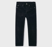 Load image into Gallery viewer, Boys cord trousers in navy blue. mayoral 537 in navy available on kidstuff.ie