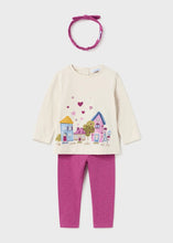 Load image into Gallery viewer, Baby Girl&#39;s Outfit with Hairband, Mayoral 2772 in Magenta
