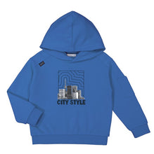 Load image into Gallery viewer, Boy's Sweatshirt with Hood , Mayoral 4453 in Cerulean Blue
