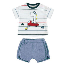 Load image into Gallery viewer, Baby Boy&#39;s Striped T-Shirt &amp; Shorts Set, by Mayoral
