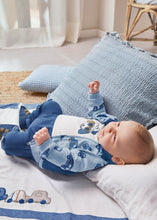 Load image into Gallery viewer, Baby Boys 3 piece jog suit in blue. Mayoral 1684 Baby boy outfit. Baby boys 3 piece tracksuit.
