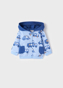Baby Boys 3 piece jog suit in blue. Mayoral 1684 Baby boy outfit. Baby boys 3 piece tracksuit.