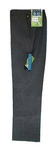 School trousers in grey. Boys uniform trousers for school. Virginian boys trousers with elastic