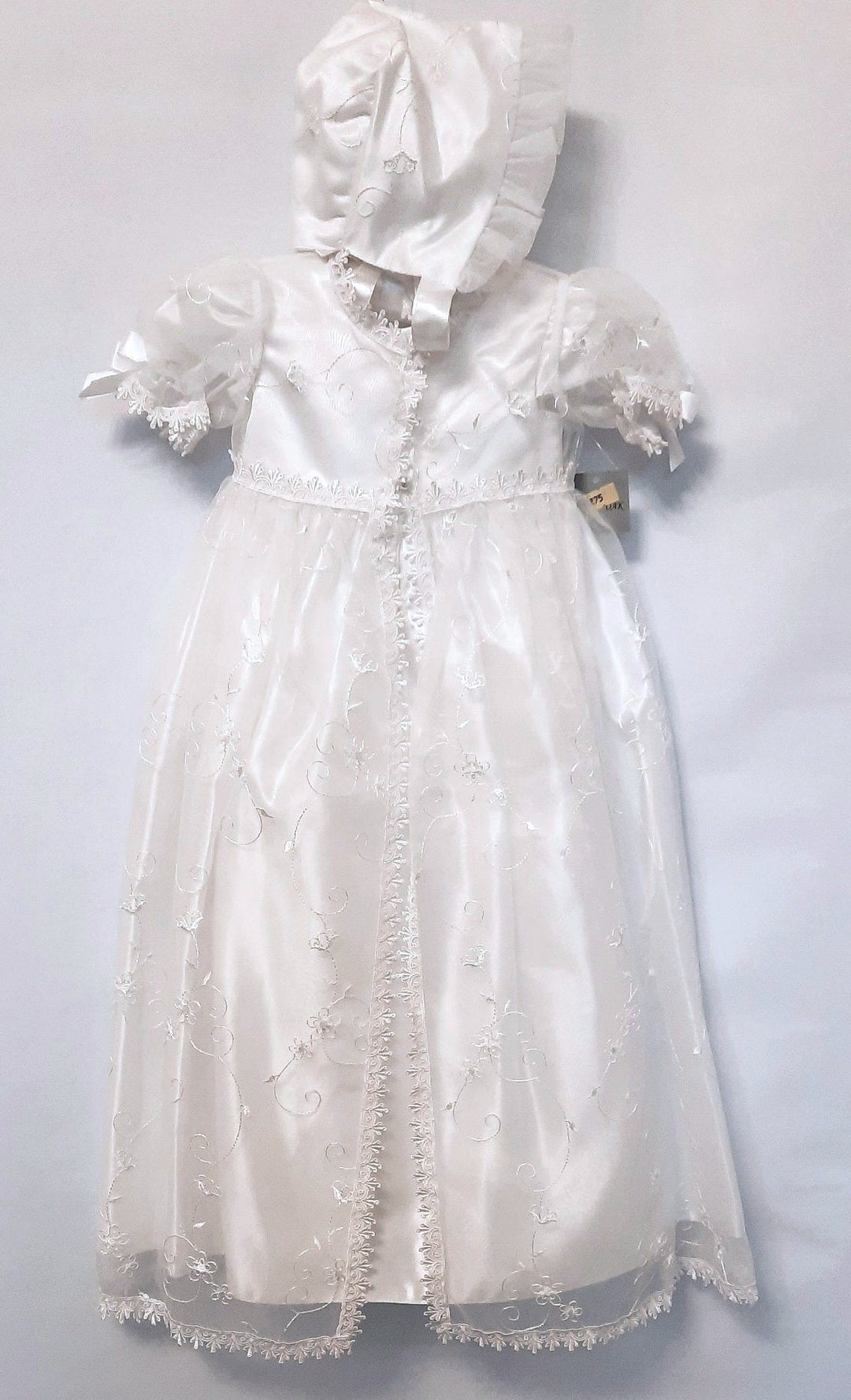 Christening coat for baby 2025 girl