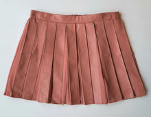 Load image into Gallery viewer, Girl&#39;s Pleated Chiffon and Faux Leather Skirt by Mayoral
