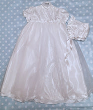 Load image into Gallery viewer, White Christening gown. Baby Girl&#39;s Christening Robe. Lucy Christening robe by Pex.
