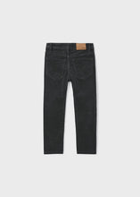 Load image into Gallery viewer, Boys cord trousers in dark grey. mayoral 537 in charcoal available on kidstuff.ie Back view
